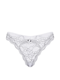 Кружевные трусики тонг Victoria's Secret 1162289968 (Белый L)