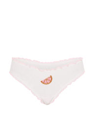 Трусики чики Victoria's Secret з бісером та паєтками 1162298375 (Молочний M)