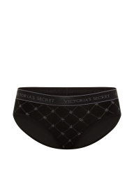 Трусики хипхаггеры Victoria's Secret с логотипом 1162643118 (Черный XL)