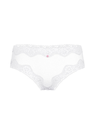 Женские трусики чики Victoria's Secret с кружевной отделкой 1162644152 (Белый XL)