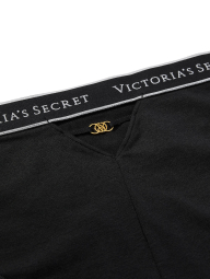 Хлопковые трусики хипхаггеры Victoria's Secret 1162654164 (Черный S)