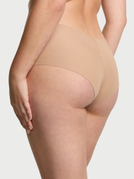 Женские хлопковые бесшовные трусики чики Victoria's Secret 1162694914 (Бежевый XS)