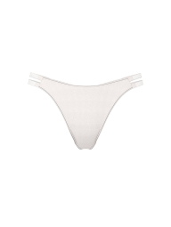 Гладкие трусики тонг Victoria's Secret со стразами 1162841432 (Молочный XS)