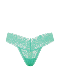 Мереживні трусики тонг Victoria's Secret 1162842848 (Бірюзовий XXL)