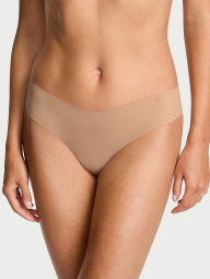 Бесшовные трусики тонг Victoria's Secret 1163023335 (Бежевый S)