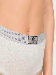 Трусики брифы Victoria's Secret со стразами 1163033300 (Серый L)