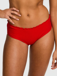 Женские трусики чики в рубчик Victoria's Secret PINK 1163222935 (Красный XS)