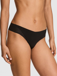 Трусики тонг Victoria's Secret PINK 1163251429 (Чорний S)