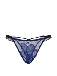 Трусики бразилії Victoria's Secret з паєтками 1163265145 (Синій M)
