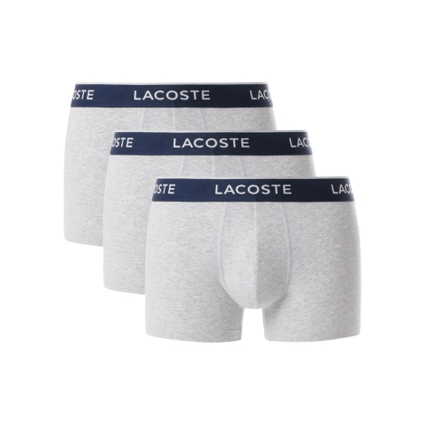 Фирменные мужские трусы транки Lacoste набор 1159843252 (Серый 3XL)
