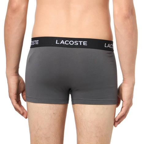 Набор мужских трусов Lacoste транки 1159843274 (Серый XL)