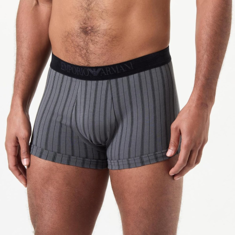 Набір чоловічих трусів Emporio Armani транки 1159847050 (Чорний/Сірий XL)