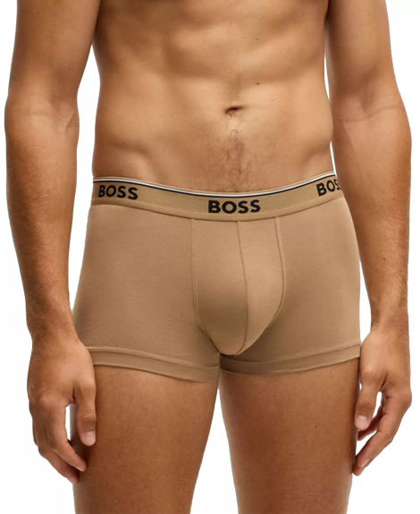 Набір чоловічих трусів BOSS by Hugo Boss транки 3шт 1159847856 (Різні кольори L)