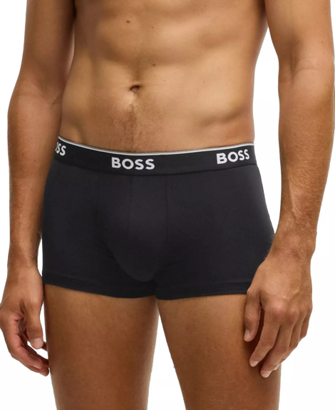 Набір чоловічих трусів BOSS by Hugo Boss транки 3шт 1159847856 (Різні кольори L)