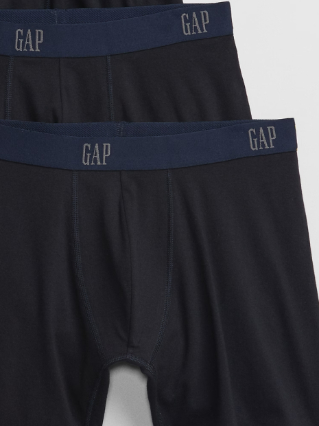 Набір чоловічих трусів боксерів GAP 3 шт 1159847935 (Синій XL)