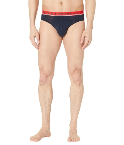 Чоловічі труси брифи Emporio Armani набір 3 шт 1159849256 (Синій XL)