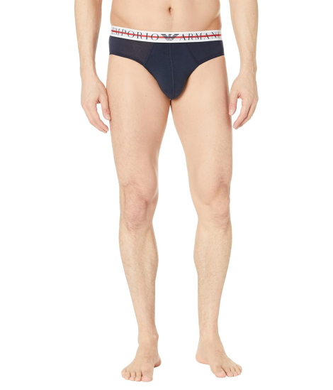 Чоловічі труси брифи Emporio Armani набір 3 шт 1159849256 (Синій XL)
