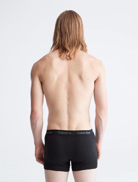 Набор мужских трусов Calvin Klein транки 7 шт 1159849323 (Черный XXL)