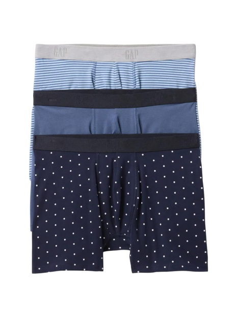 Набір чоловічих трусів боксерів GAP 3 шт 1159851022 (Різні кольори M)