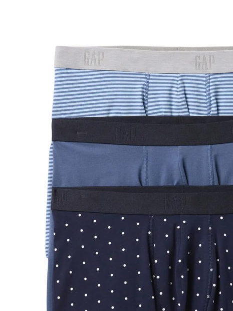 Набір чоловічих трусів боксерів GAP 3 шт 1159851022 (Різні кольори M)