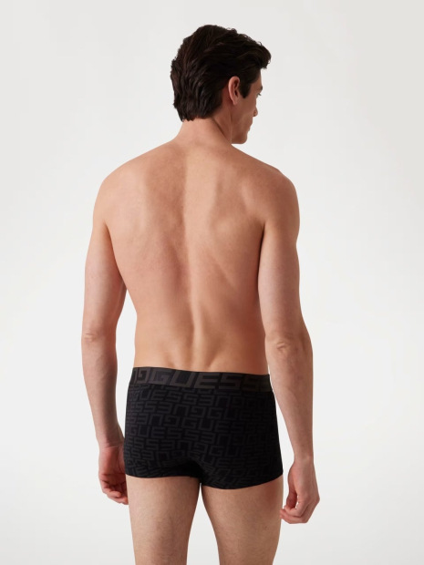 Набір чоловічих трусів Guess транки 3 шт. 1159851806 (Чорний/Сірий M)