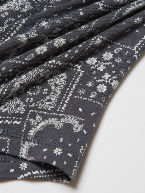 Чоловічі труси-боксери UNIQLO з принтом 1159853352 (Сірий XXL)