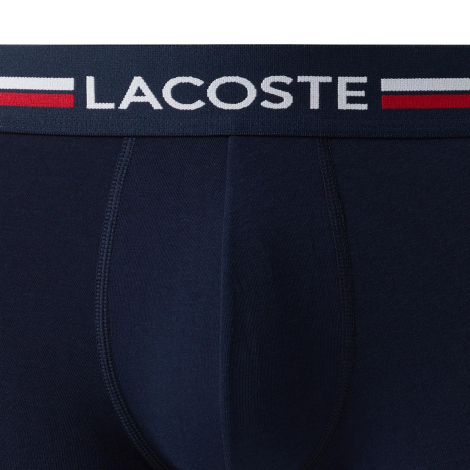 Набір фірмових чоловічих трусів Lacoste боксери 1159854579 (Синій XXL)