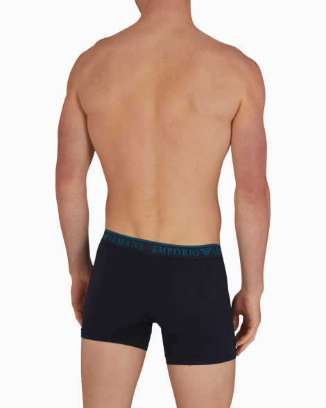 Чоловічі труси боксери Emporio Armani набір 1159854680 (Синій S)