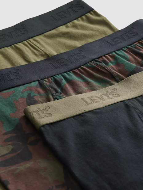 Труси чоловічі боксери Levi's набір 1159856328 (Чорний/Зелений M)