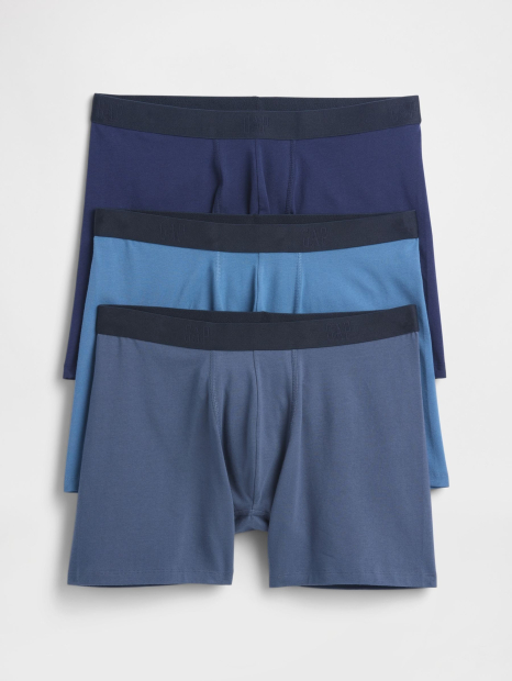 Набір чоловічих трусів GAP боксери 1159856343 (Синій/Блакитний M)