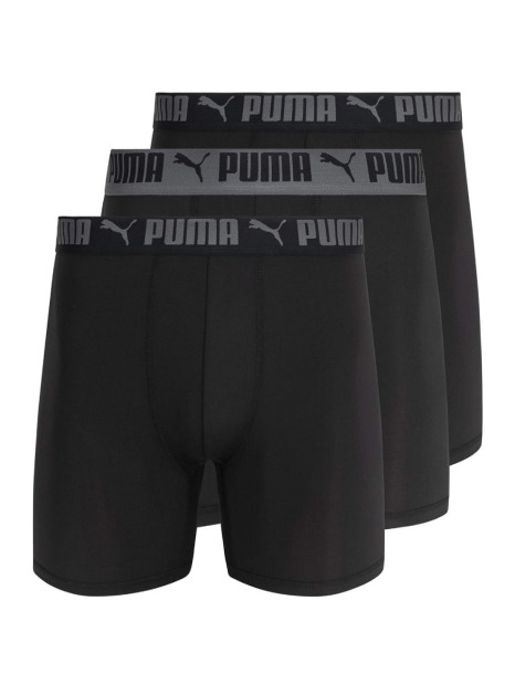 Фирменные мужские трусы боксеры PUMA набор 3 шт 1159857006 (Черный L)