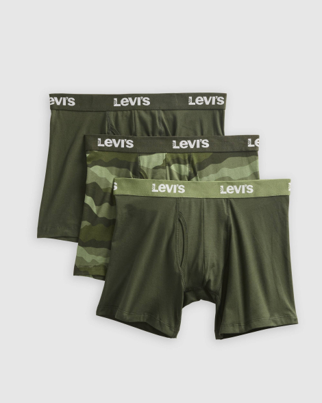 Трусы мужские боксеры Levi's набор 1159857861 (Зеленый XL)