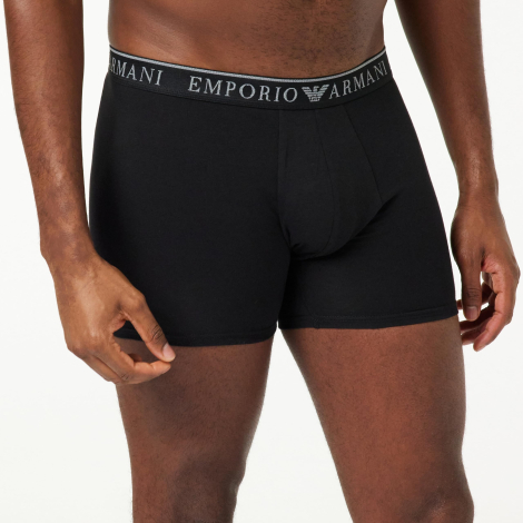 Набор мужских трусов Emporio Armani боксеры 2шт 1159858552 (Черный/Серый M)