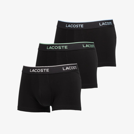Фирменные мужские трусы транки Lacoste набор 3 шт 1159858561 (Черный XL)
