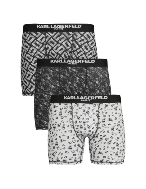 Набор мужских трусов Karl Lagerfeld Paris боксеры 3 шт 1159858580 (Разные цвета M)