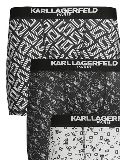 Набір чоловічих трусів Karl Lagerfeld Paris боксери 3 шт. 1159858580 (Різні кольори M)