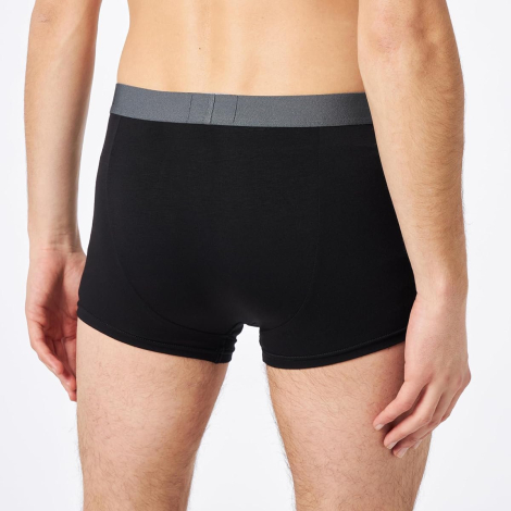 Мужские трусы транки Emporio Armani набор 2 шт 1159861050 (Черный/Серый XL)