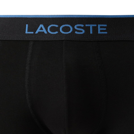 Набор мужских трусов Lacoste транки 3 шт 1159861157 (Черный XXL)