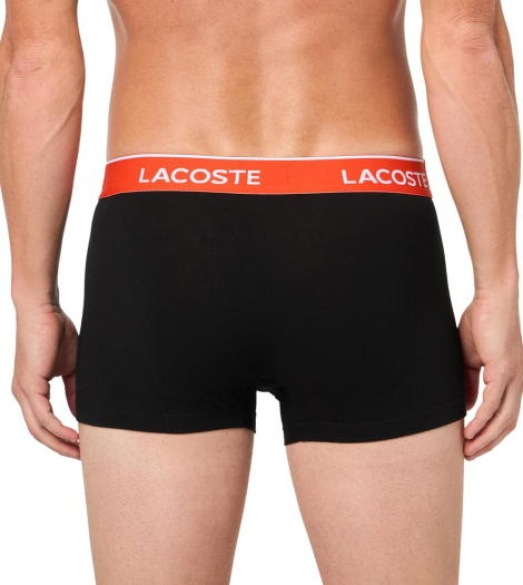 Набір фірмових чоловічих трусів Lacoste транки 5 шт. 1159861942 (Чорний XXL)
