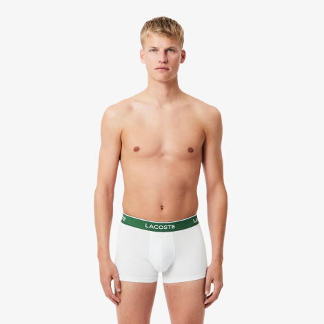 Набор мужских трусов Lacoste транки 3 шт 1159862572 (Разные цвета XL)