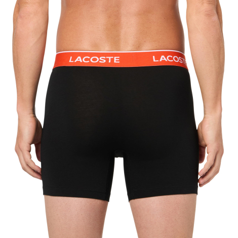 Набор фирменных мужских трусов Lacoste боксеры 5 шт 1159863617 (Черный XL)