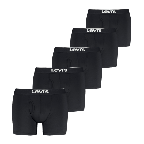 Набор мужских трусов боксеров Levi's 5 шт 1159864046 (Черный M)