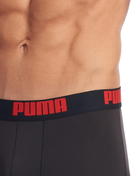 Фирменные мужские трусы боксеры PUMA набор 3 шт 1159864078 (Черный M)