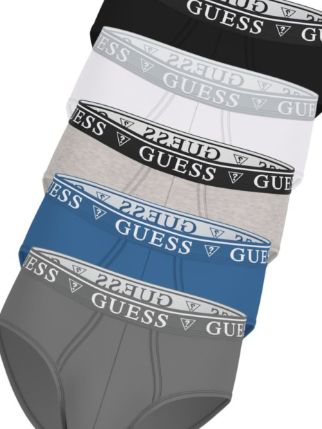 Набор мужских трусов Guess брифы 5 шт 1159864173 (Разные цвета M)