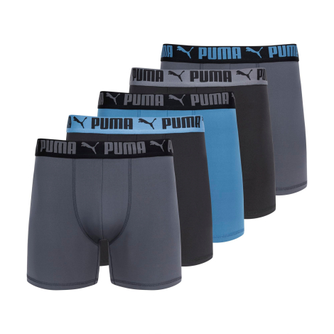 Фирменные мужские трусы боксеры PUMA набор 5 шт 1159864440 (Разные цвета M)
