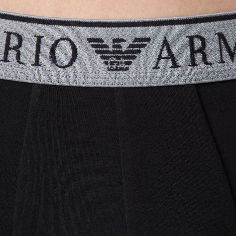 Набір чоловічих трусів Emporio Armani боксери 2шт 1159865390 (Чорний/Білий XL)