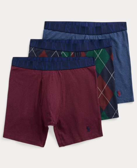 Набір чоловічих трусів Polo Ralph Lauren боксери 3 шт 1160399471 (Різні кольори L)