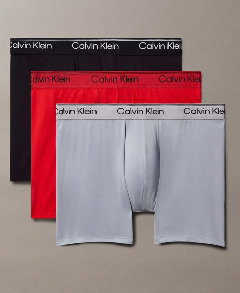 Набір чоловічих трусів Calvin Klein боксери 3 шт 1160658576 (Різні кольори M)