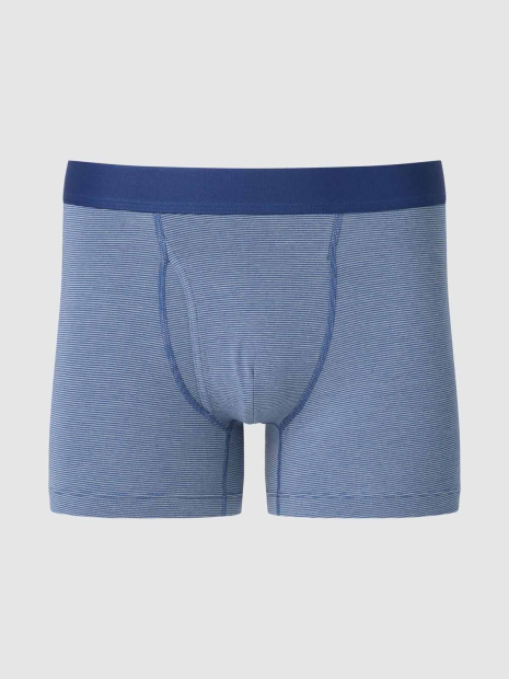 Мужские трусы-боксеры UNIQLO в полоску 1160709842 (Синий M)