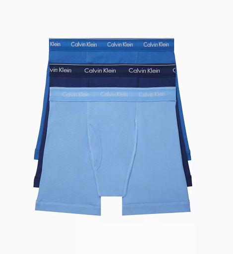 Набор мужских трусов Calvin Klein боксеры 3шт 1160804882 (Синий XL)